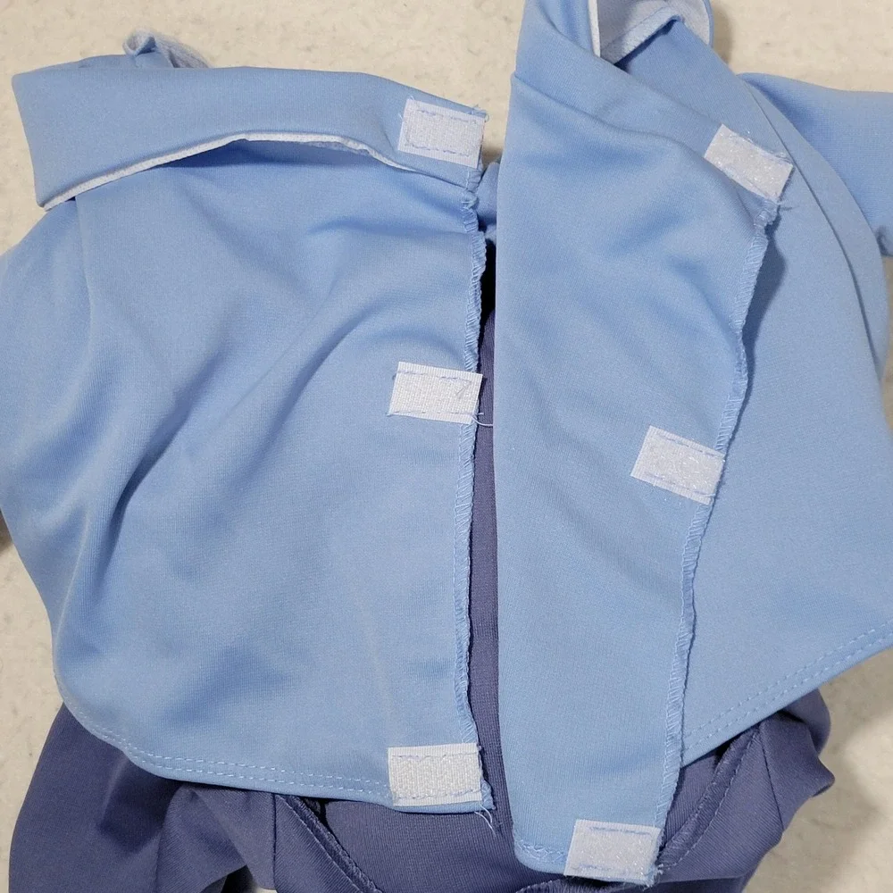 USPS Mail Carrier Dog Halloween Costume Large Blue Mailman Pet Pup Photo Shoot